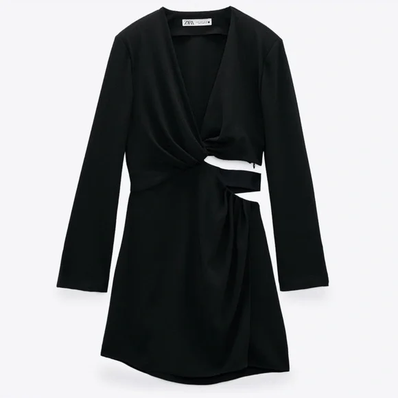 ZARA CUT OUT MINI DRESS - Picture 6 of 8